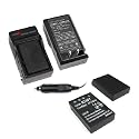 Lithium-Ion Battery + Battery Charger with Car Adapter for Sanyo Xacti VPC-TH1 / VPC-TH1BL / VPC-WH1 / VPC-WH1YL / VPC-WH1BL / VPC-FH1 / VPC-FH1BK / VPC-HD1000 / VPC-HD1010 / Kodak Z Series EasyShare Z730 / EasyShare Z7590 / EasyShare Z760