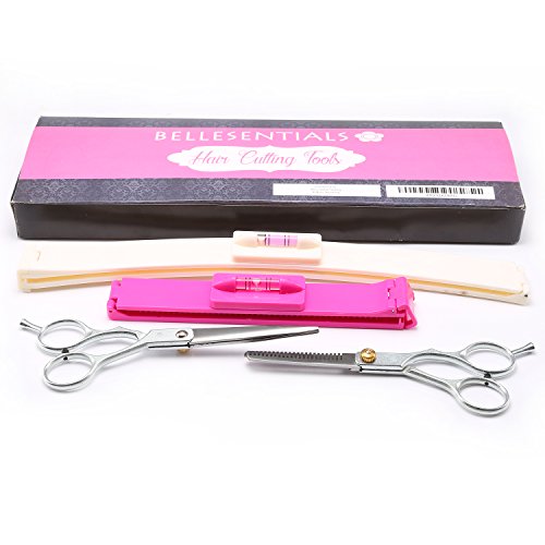 Cutting your own hair at home with hair cutting scissors and tool…