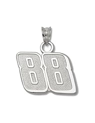 NASCAR Dale Earnhardt Jr. 88 Fashion Charm in Sterling Silver