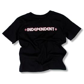 Independent Bar Cross T Shirt, Black, 2T
