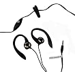 New Stereo Headset Hands-free Earphone with build-in Microphone for Apple iPhone 4/ 4G/ 3G/ 3G S- Compatible with Blackberry Tour 9630, Storm 9530, iPod Touch, iPod Classic, iPod Nano 3G 2G 1G, iPod Shuffle and MP3 MP4 - Black