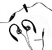 New Stereo Headset Hands-free Earphone with build-in Microphone for Apple iPhone 4/ 4G/ 3G/ 3G S- Compatible with Blackberry Tour 9630, Storm 9530, iPod Touch, iPod Classic, iPod Nano 3G 2G 1G, iPod Shuffle and MP3 MP4 - Black + Free Stars Stripes Silicone Wristband