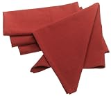DII Two-Tone Set of 4 Napkins, Cabernet