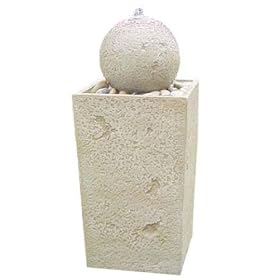 STI Sandstone pillar with globe - 42