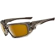 Oakley Scalpel Men's Asian Fit Active Designer Sunglasses w/ Free B&F Heart Sticker Bundle - Brown Smoke/Dark Bronze