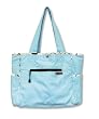 Canvas Tulip Tote Diaper Bag - Pool