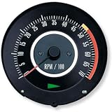 67 Camaro In Dash Tachometer 327 engine (5000 redline)