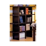 Review AtHomeMart  / Wood Grain Finish Stackable Bookcase Full Unit (4 Shelves)