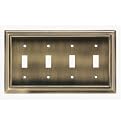 Architectural Quad Switch Wall Plate