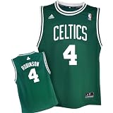 Adidas Boston Celtics Nate Robinson Youth (Sizes 8-20) Revolution 30 Replica Road Jersey Small