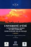 Universit� d'�t� : Cours intensif sur le paysage