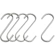 Butcher Hanging Hook (S-Hook) 4.25in (11cm) 5-Pack Stainless - #IKBH20325