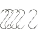Butcher Hanging Hook (S-Hook) 4.25in (11cm) 5-Pack Stainless - #IKBH20325