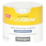 Neutrogena Pure Glow Daily Cleansing Cushions, Combination/Oily Skin, 24 Count