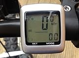 New Evodigitals Silver Wireless Cycle Speedometer Bike Speedo Temp MPH KMH Odometer