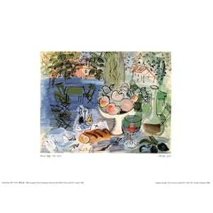 Canvas Gallery Wrap Raoul Dufy Still Life Art Print Poster - 12x16 by Rich and Framous