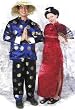 Authentic Asian Lady Costume - See sizing this Women's Costume runs VERY SMALL