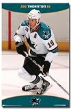 San Jose Sharks (Joe Thornton) Sports Poster Print - 24" X 36"
