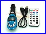 All Land Networking 2GB Car MP3 Player FM Transmitter SD MMC card Reader USB Port Flash Disk /Pendrive Wireless with Remote Control (Blue)