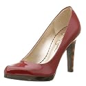 Jessica Simpson Women's Ladonna High Heel Pump,Scarlet Patent,8.5 M