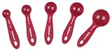 Cuisinart 5-Piece Measuring-Spoon Set, Red
