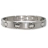 Titanium Men's Link Bracelet 10mm Wide - 8.5 Inches