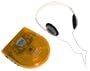 Audiovox CE-145T Personal CD Player with 40-Second Anti-Skip Protection (Translucent Tangerine)