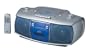 JVC RC-ST3 CD Boombox (Silver and Blue)