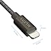 Luxtr - iPhone Charger - 6.5 ft - True Apple Certification, ToughArmor Aluminum and Nylon design, Works with All Lightning Devices - Space Grey