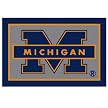 University of Michigan Rug - Gray/ Blue (Rectangle)