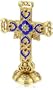 The Vatican Library Collection Venetian Inspired Cross Brooch and Stand