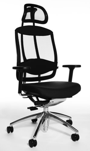 TOPSTAR AB9FD T20 Bürodrehstuhl Alu Art 20 schwarz mit Multifunktionsarmlehnen