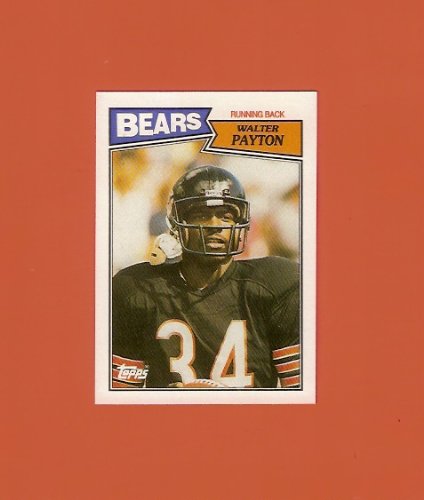 Walter Payton 1987 Topps Football (Last Card) (Chicago Bears)