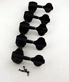 Bass Guitars item: 5 Inline Black Deluxe Bass Tuning Keys