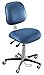 BioFit - EEC-L-R-K-MBLU - Upholstered Vinyl Ergonomic Chair with 17 to 22 Seat Height Range and 300 lb. Weight Capacity, Blu