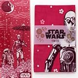 スターウォーズ STAR WARS 和柄 手ぬぐい 月/桜(C-3PO&R2-D2) SW-TOWEL-10