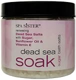 Spa Sister Renewing Dead Sea Salts with Sugar, Sunflower Oil, & Vitamin E 453g/16oz