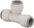 John Guest Acetal Copolymer Push-To-Connect Tube Fitting, Union Tee, Tube OD (Pack of 10)