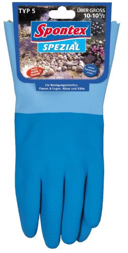 Spontex 12130050 Gartenhandschuhe Spezial Typ 5 Gr. 10-10,5 f&uuml;r grobe Arbeiten bei N&auml;sse und K&auml;lte