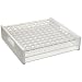 Dynalon 159515-0001 Clear Acrylic Refrigerator-Freezer Microcentrifuge Tube Storage Rack, 9.5" x 9.5" x 2.5", 100 Places