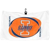Illinois Fighting Illini 16 x 26 Printed Hemmed Golf Towel