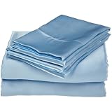 Regency Collection Soft Satin Solid Color 6-Piece Sheet Set