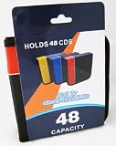 CD Holder DVD Case Storage Wallet Disc Media Book DJ Organizer Capacity 48 New ! CD Holder DVD Case Storage Wallet Disc Media Book DJ Organizer Capacity 48 New !