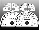 1998-2003 Ford Ranger White Face Gauges