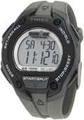 Timex Men's T5K418 Ironman Traditional 30-Lap Overview Black/Army Green Resin Strap Watch