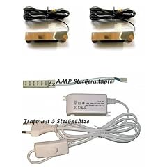 LED Glasbodenbeleuchtung CLIP Komplett-Set 80mm, weiss