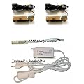 LED Glasbodenbeleuchtung CLIP Komplett-Set 80mm, weiss