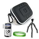 Kodak PlaySport HD Waterproof Pocket Video All Models Camera Accessories Kit: EVA Smooth Black Protective Hard Kodak Camera Case + Kodak Camera Tripod with Flexible Grip Legs + Universal Kodak Screen Protector + Live * Laugh * Love VG Wrist Band!!!