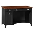 Bush Furniture Stanford Computer Desk, Antique Black/Hansen Cherry