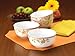 Rachael Ray Dinnerware Paisley 4-Piece Porcelain Cereal Bowl Set